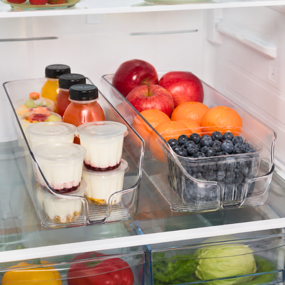SnapSpace™ ClearStack Fridge Drawer Organisers (2pcs)