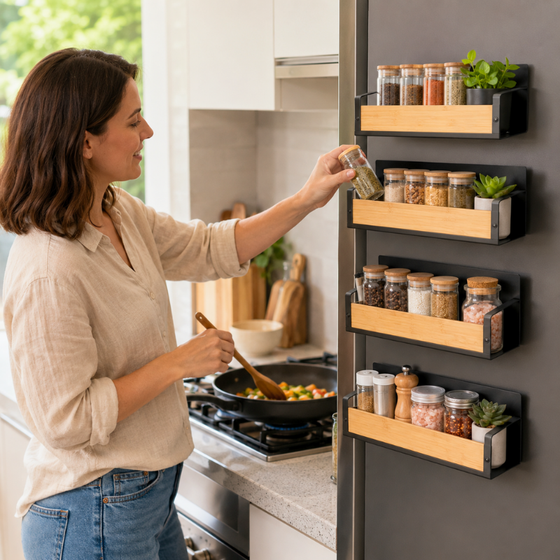 SnapSpace™ FridgeFit Magnetic Side Rack (4pcs)