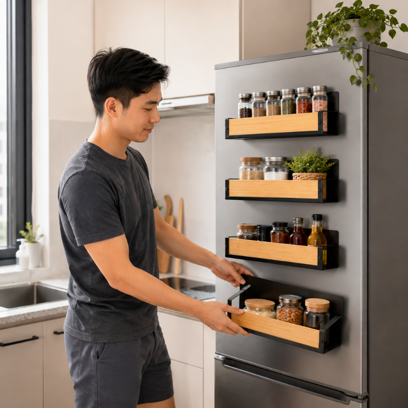 SnapSpace™ FridgeFit Magnetic Side Rack (4pcs)